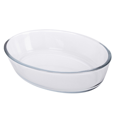 Landmark Borosilicate Glass Oval Baking Dish 700ml Microwave Safe