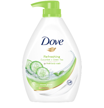 Dove Go Fresh Body Wash Refreshing Cucumber 1000g