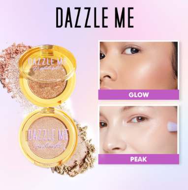 DAZZLE ME Galaxy Shine Highlighter - Brightening Glitter Face Cream Highlighter Face Shimmer