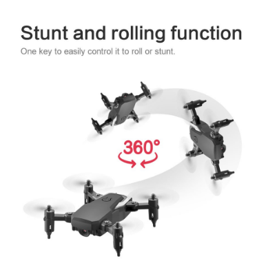 LF606 Mini Drone HD 4K Foldable Wifi FPV 2.4GHz 6-Axis RC 4 Channels Headless M for Kids Beginner