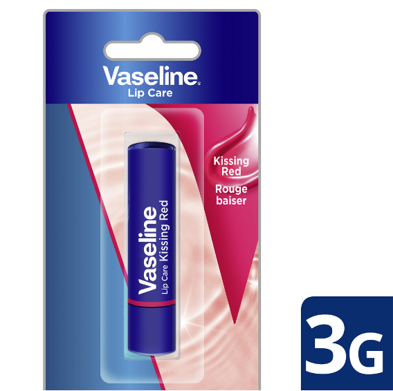 Vaseline Lip Care Colour+Care Kissing Red 3G