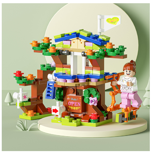 City Series 6 IN 1 SWAT Engineering Vehicle Educational Toy Model Block Toys Boy Children's Day Gift B16