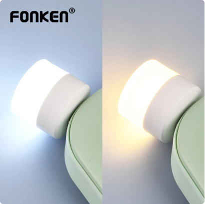 FONKEN USB Night Light Portable Eye Protection Reading Light LED Light USB Plug Lamp for PC Powerbank USB Light