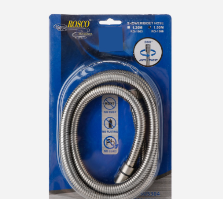 Rosco Stainless Steel Shower/Bidet Hose 1.5m RO-1866