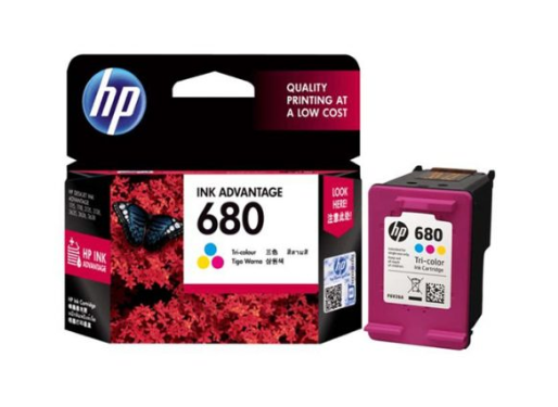 HP 680 Color Original Ink Cartridge (F6V26AA)