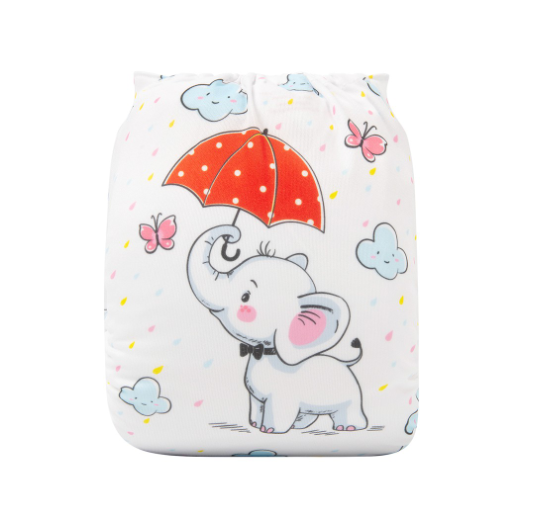 Alva Baby Cloth Diapers Washable Reusable Real Cloth Pocket Nappy Diaper Only D45