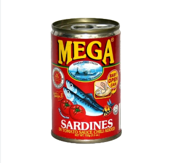 Mega Sardines Tomato Sauce Chilli 155g