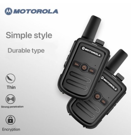 Motorola C51 Mini Two Way Radio Walkie Talkie Long Range 10KM Outdoor 5W 16 Channels UHF