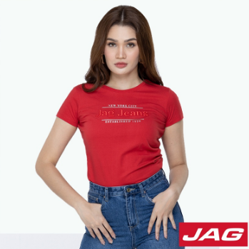 Jag Ladies Embro Logo Tee