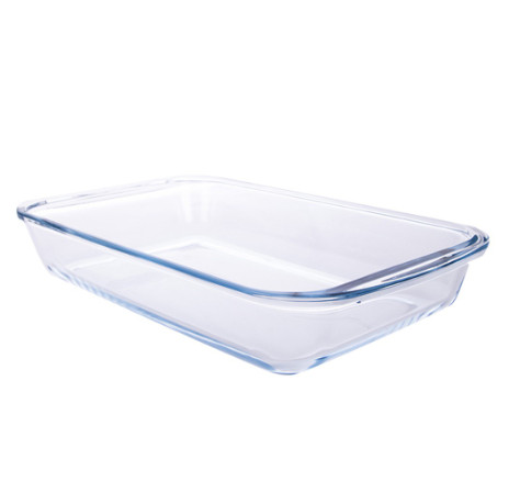 Landmark Borosilicate Glass Rect Baking Dish 1800ml Microwave Safe