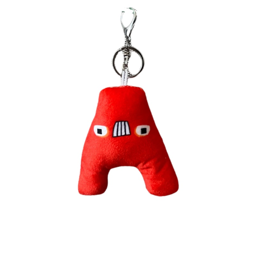 10cm Alphabet Lore Plush Pendant Doll Baby Educational Toy Home Decor Xmas Gift A