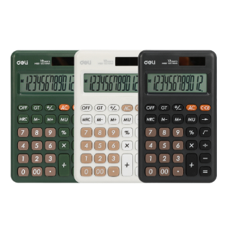 Deli M120 12 Digit Portable Calculator [79M120]