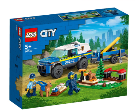 Lego 60369 City Mobile Police Dog Training Building Blocks