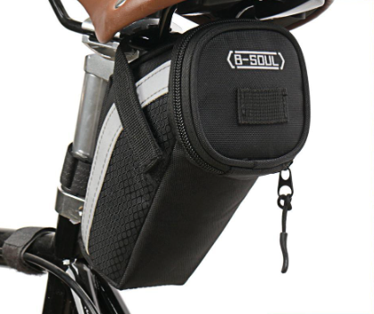 B-SOUL Bicycle Reflective Saddle Rear Tool Bags Bike Seatpost Seat Tail Bag