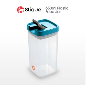 Slique  Square Food Container 220ml Airtight Leak Proof Microwave Safe Storage Essentials