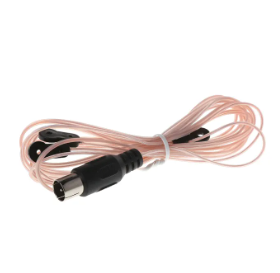 Dipole Radio Antenna Aerial FM Signal Receiver Male Connector TV Adapter Tuner Card Amplifier Home Indoor