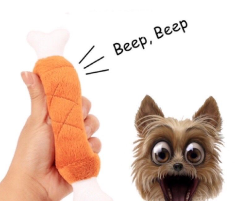 Pet toy squeaky drumstick bone Cat, puppy dog funny toys