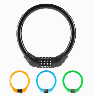 MTB Bike Lock Anti-Theft Portable Password Lock Fixed