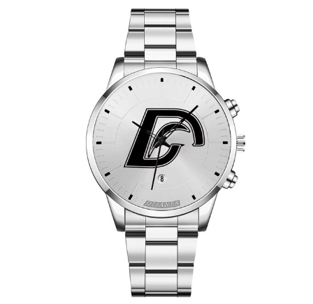 Luxury Gold Mens Minimalist Stainless Steel Analog Watches Men Business Casual Calendar Quartz Wrist Watch Relo Ng Kalalakihan SILVER WHITE