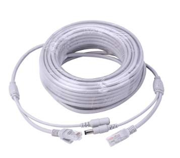 V380 Rj45 Plus Dc Power Extension Ethernet CCTV Cable Lan For Poe Ip Camera System