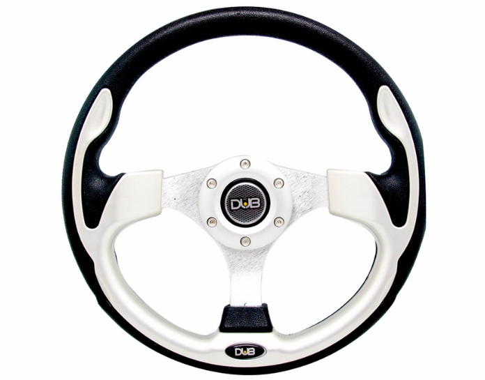 Dub Steering Wheel 56 (Silver) Steering Wheels & Accessories