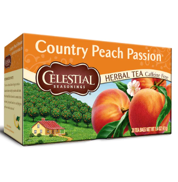 Celestial Seasonings Country Peach Passion Herbal Tea 20 bags
