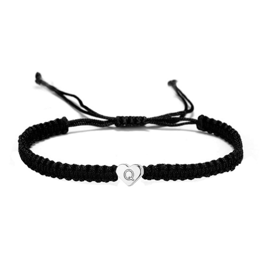 Love 26 Letter Braided Rope Couple Bracelet Q