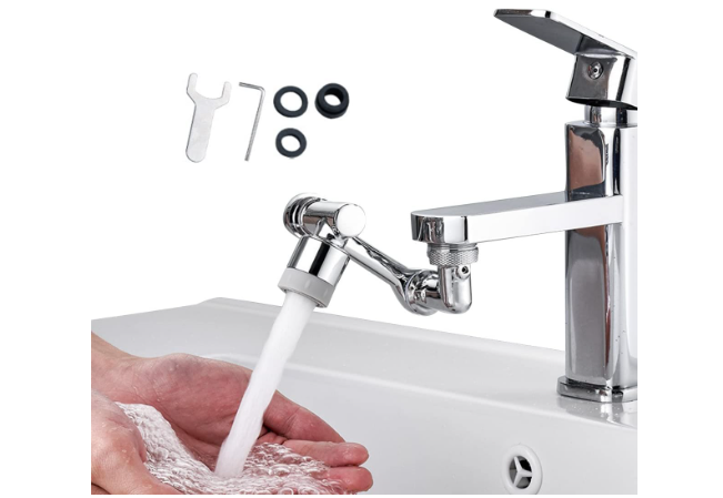 Faucet bubbler Universal With filter 1080° swivel faucet extender plastic splash-proof