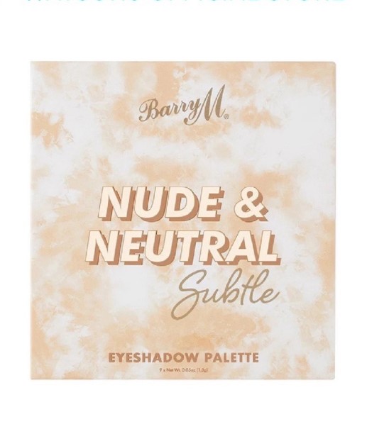 Barry M. Nude & Neutral Subtle Eyeshadow Palette Subtle