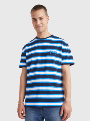 Tommy Jeans Men's Signature Stripe Tee