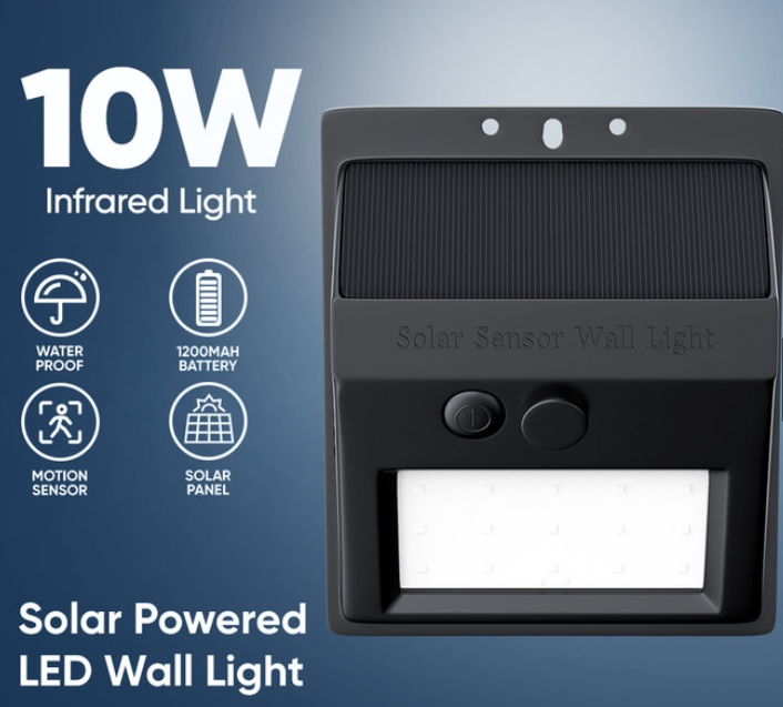 Enersign by Mitsushi 10W Solar Powered LED Wall Light