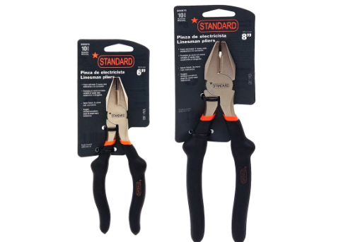 STANDARD Combination Plier Black High Quality Hardware Tools (SD0075-0076)