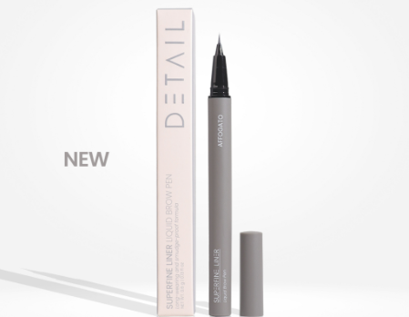 Detail Cosmetics Superfine Liner Liquid Brow Pen in Affogato