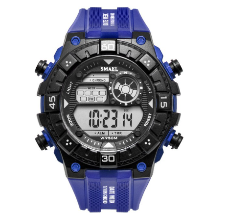SMAEL Watch Sport Watches for Men 50M Waterproof Multifunction Digital Wristwatches Mens Complete Calendar Watch 1439 M5