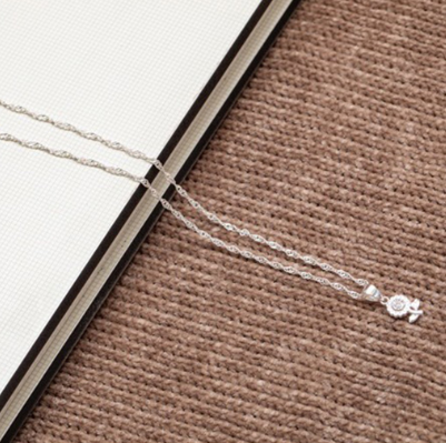 SILVER T136 Italy 92.5 Silver Necklace