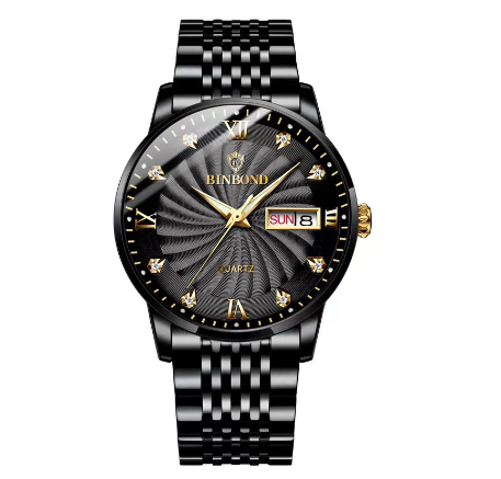 Binbond Original Luxury Watch Fashion Waterproof Business Watch Men Stainless Steel Wrist Watch M8