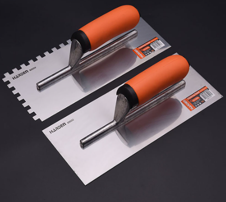 Harden Plastering Trowel High Carbon Steel Handle (Without Teeth)(With Teeth) 280 X 120mm