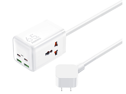 REMAX Enlightenment 65W 2A+2C Gallium Nitride Desktop Plug Adapter RP-U157