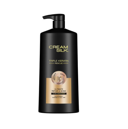 Cream Silk Triple Keratin Rescue Conditioner Ultimate Repair & Shine 900ML