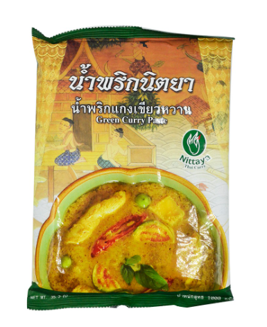 Nittaya  Curry Paste  Green 1kg