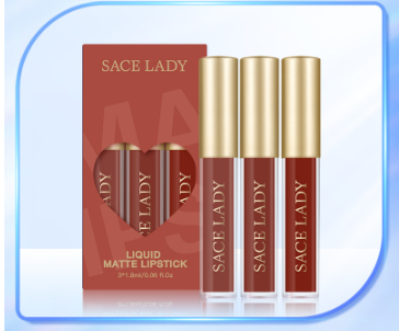 Sace Lady Liptint Set Matte Liquid Lipstick Waterproof Highly Pigmented Kit Long Lasting Lip Makeup