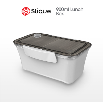 SLIQUE Lunch Box w/ Compartment 900ml | PP | BPA Free Bento Box Food Container