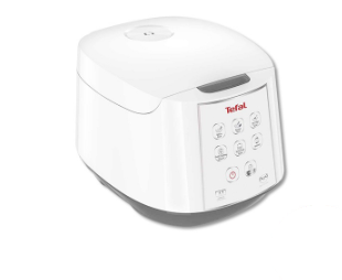 TEFAL Easy Rice Nonstick Spherical Pot Rice Cooker RK732167 10Cup, 8 Cooking Program Like Brown Rice