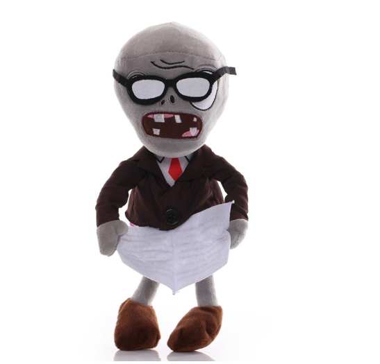 30CM Plants vs Zombies Plush Doll Peashooter SplitPea Clown Zombie Figures Soft Stuffed Toys Kids Halloween Gift Z28