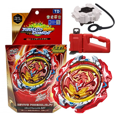 Beyblade Burst TD Revive Phoenix Cho-Z Layer System Gyroscope Ripcord Launcher
