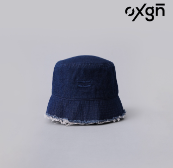 OXGN COED Denim Bucket Hat For Men And Women (Indigo)