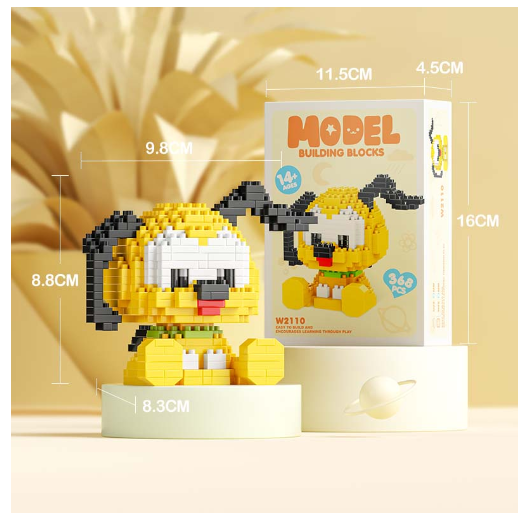 Building Block Toys Educational Toy Gift for Girls Desktop Decoration Cute LinaBeII L11