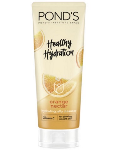 Pond's Orange Nectar Jelly Cleanser with Vitamin C for Hydrated Skin 100g