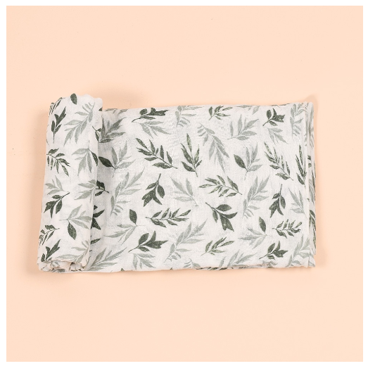 HappyFlute 1Pcs Baby Muslin Swaddle Cotton Summer Baby Blanket 120x110cm S21
