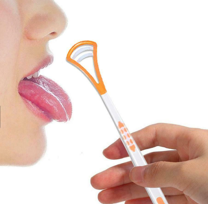Tongue Cleaner Plastic Scraper Tonge Oral Mouth Hygiene Dental Care
